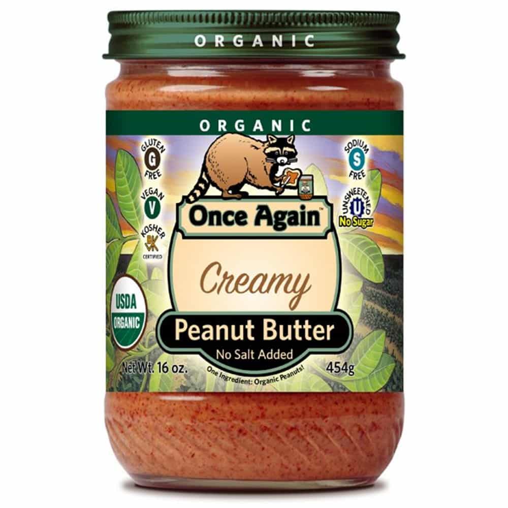 Natural Creamy Peanut Butter with No Salt Added